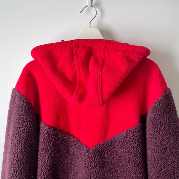 gap fit  sherpa fleece hooded jacket m tall - Picture 11 of 16